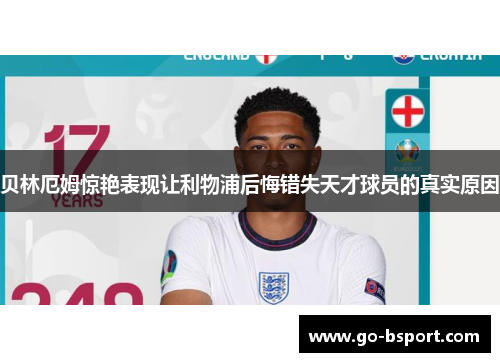 贝林厄姆惊艳表现让利物浦后悔错失天才球员的真实原因