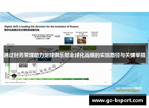 通过财务管理助力足球俱乐部全球化战略的实现路径与关键举措