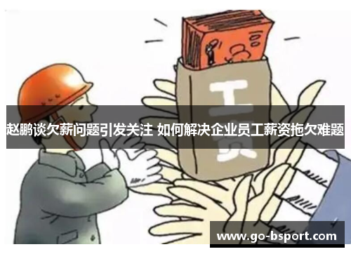 赵鹏谈欠薪问题引发关注 如何解决企业员工薪资拖欠难题