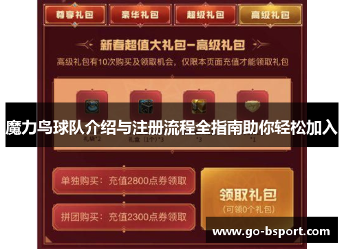 魔力鸟球队介绍与注册流程全指南助你轻松加入